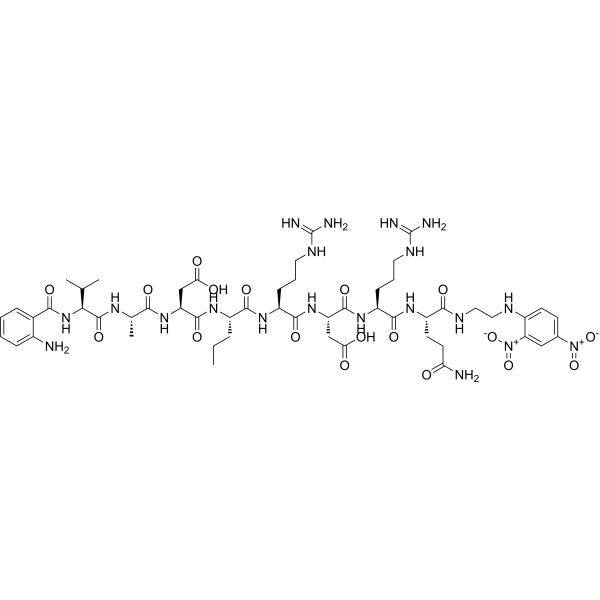 Abz-Val-Ala-Asp-Nva-Arg-Asp-Arg-Gln-EDDnp 1042405-14-0